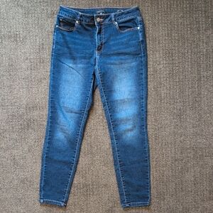 Tahari Women's Dark Blue Skinny Jeans